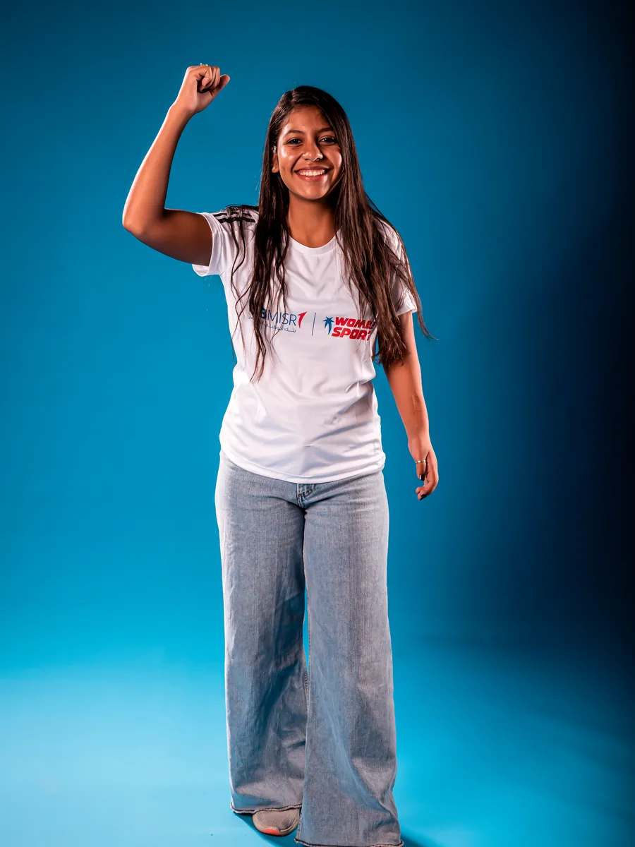 Modern pentathlete Sama Ayman